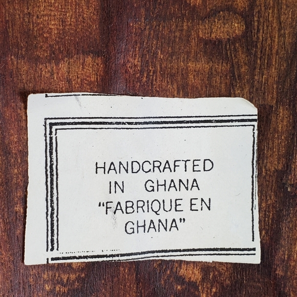 HandCrafted Wooden Tribal Masks on stands Made in Ghana - Picture 10 of 11